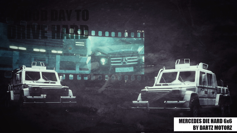 Illustration for article titled Dartz Turned A 6x6 G-Wagen Into The MRAP From Die Hard 5